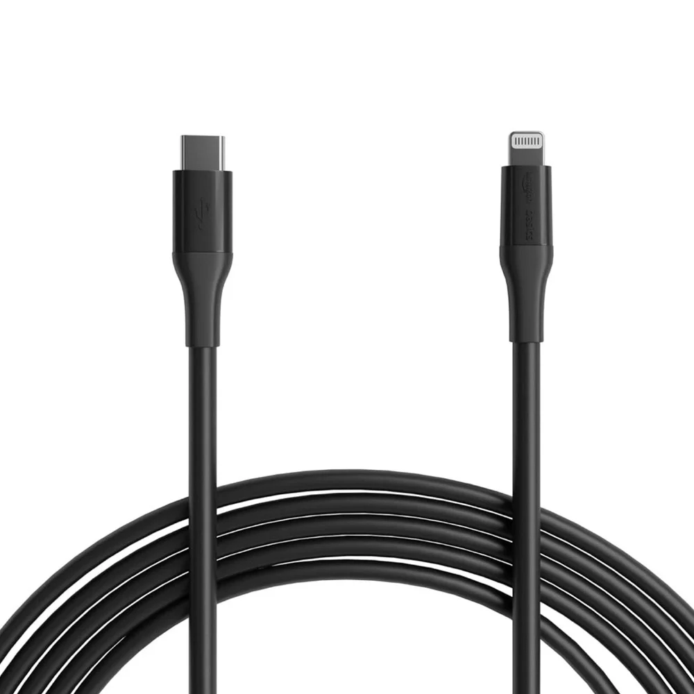 Amazon Basics USB-2.0 Type C to Lightning (MFi Certified) 10ft Charging Cable